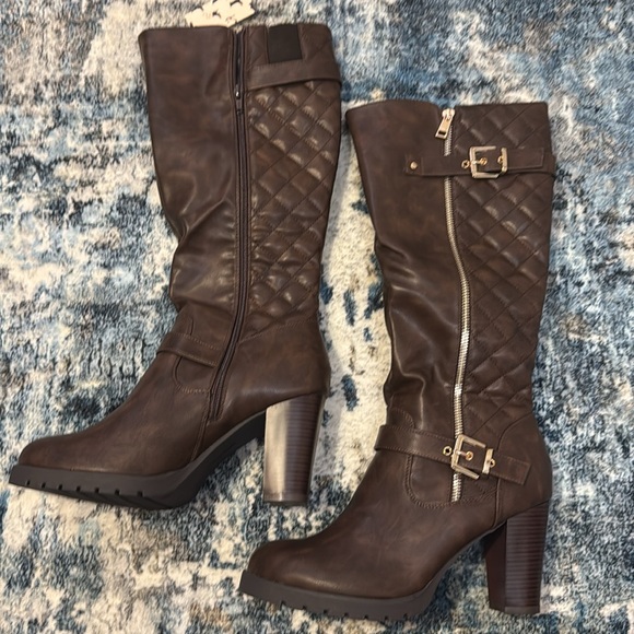 Coffee Brown Boots - Picture 4 of 9